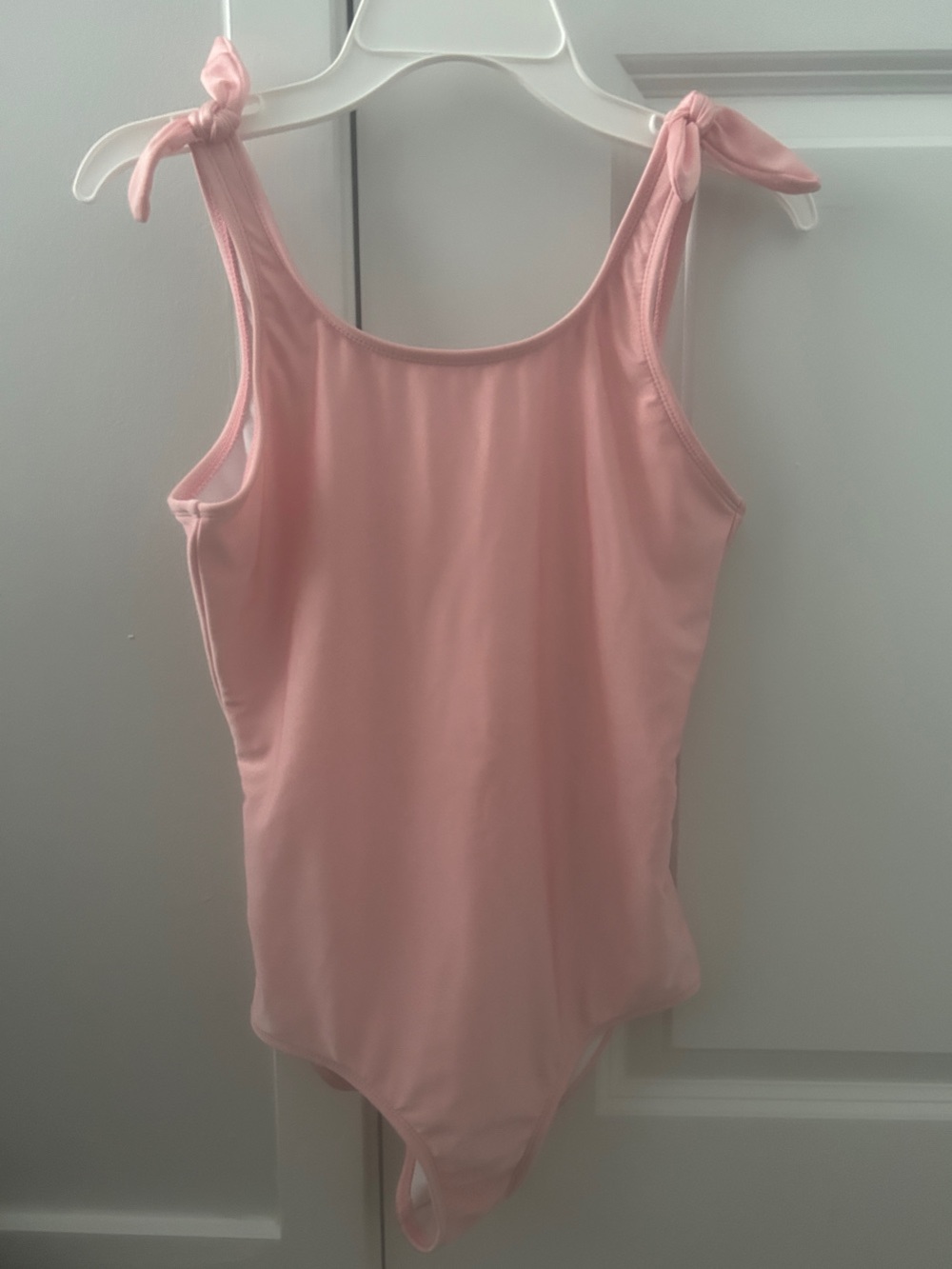 Girls Pink One-Piece Swimsuit, 14